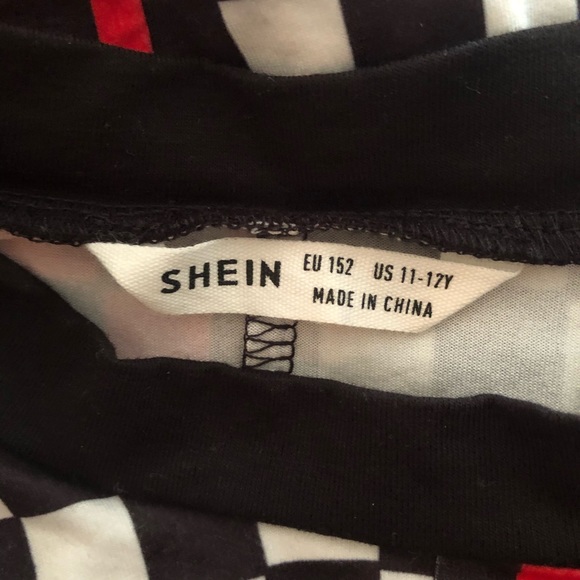 SHEIN Girls Color Block Tee Size 11-12Y - Picture 10 of 13